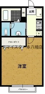 リヴェール・アイII【1階】の間取り