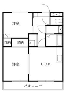 徳島県徳島市名東町2【マンション】の間取り
