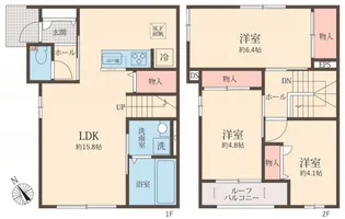 埼玉県志木市幸町1【一戸建】の間取り
