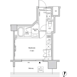 ザ・パークハビオ代々木【5階】の間取り
