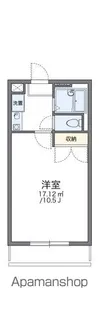 レオパレスWOOD中野【2階】の間取り