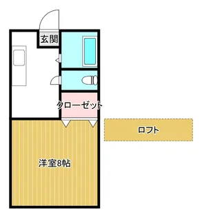 ティエラ大石【1階】の間取り