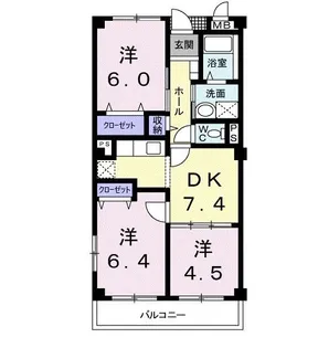埼玉県北本市大字北本宿【マンション】の間取り
