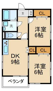 サザンファイブ【2階】の間取り
