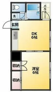 ベルメゾン【3階】の間取り