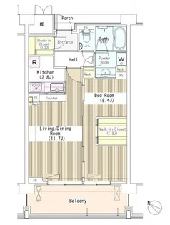 マチュリティ小石川【4階】の間取り