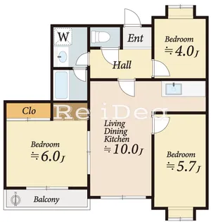 ハイムヴィオラ【1階】の間取り