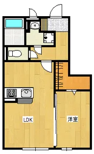 フェスト下郡山の手【2階】の間取り