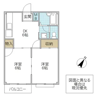エルディム富士 I【1階】の間取り