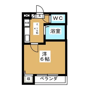 castle阿佐ヶ谷【4階】の間取り