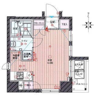 クレイシア錦糸町【8階】の間取り