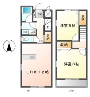 スマイルM&E 東館【2階】の間取り