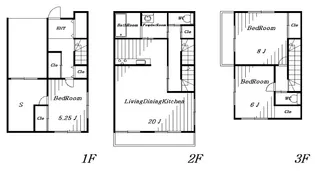 千葉県千葉市中央区松波3【一戸建】の間取り