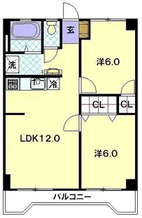 入江マンション【3階】の間取り