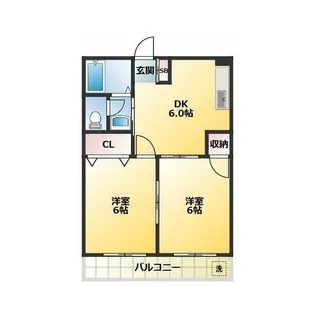 東京都荒川区東尾久4【マンション】の間取り