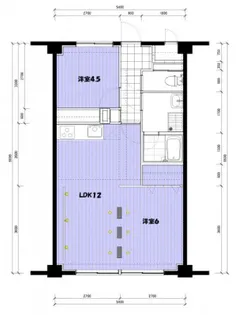 ハピネス飯田6号館【1階】の間取り