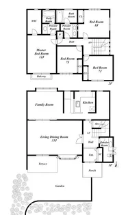 東京都世田谷区代沢5【一戸建】の間取り