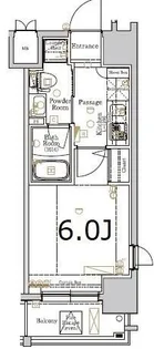XEBEC平和島【8階】の間取り