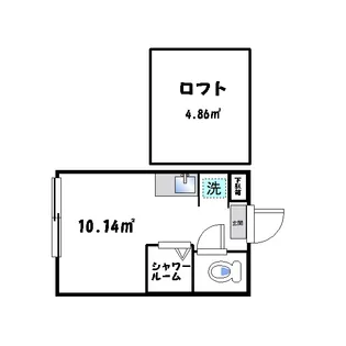 Grandia東中野WEST【1階】の間取り