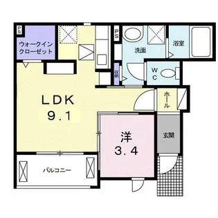 KaoruA【1階】の間取り