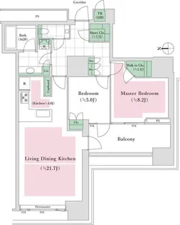 三田ガーデンヒルズ VILLA棟【1階】の間取り