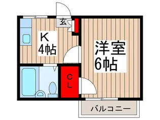 ヴィラージュ東上町【1階】の間取り