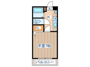 白萩ハイツ【2階】の間取り