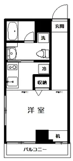 ジョルジュ浅草【6階】の間取り