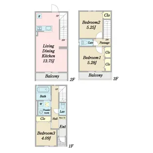 ラルジュ大島の間取り