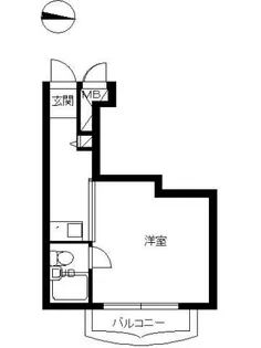 スカイコート下高井戸【11階】の間取り