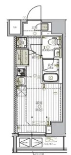 リライア横濱鶴見【3階】の間取り