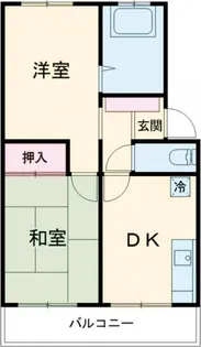 三和コーポNo.3【4階】の間取り