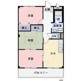 リンピア志水【2階】の間取り
