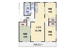 フェリーチェハウス三貴国領【2階】の間取り