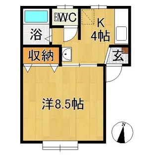 アイリッシュハウス【2階】の間取り