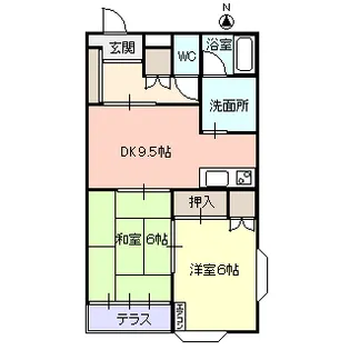 フェアリーフォート【1階】の間取り