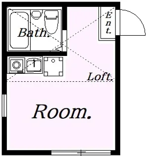 ユナイト上星川ジーポップストリート【1階】の間取り