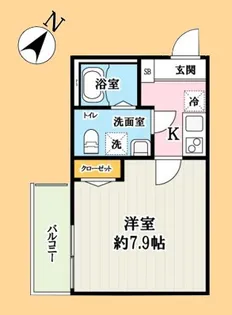 ラミアアルテ若葉【1階】の間取り