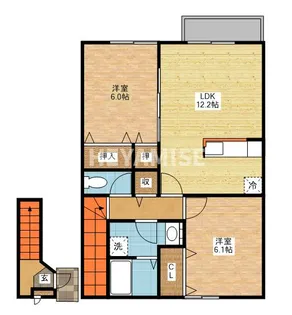エクセル彩が丘【2階】の間取り