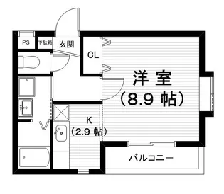 コープ美山【2階】の間取り