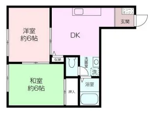 フレグランス東逗子【2階】の間取り