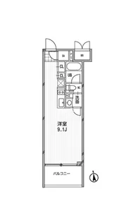 アーデン芝公園【3階】の間取り