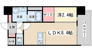セレニテ梅田北アリエ壱番館【3階】の間取り