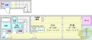 スクエアIS 5【2階】の間取り