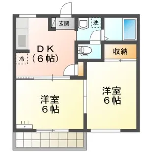 フレグランスTK【1階】の間取り