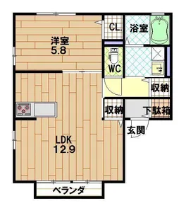アルバ【1階】の間取り