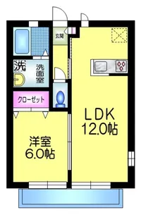 アロアージュ2【1階】の間取り