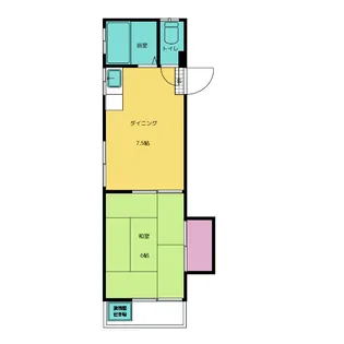 ハイツ山田【2階】の間取り