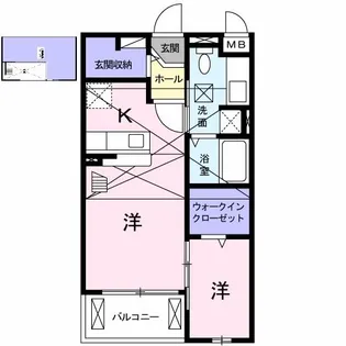 フォルシュ・M【2階】の間取り