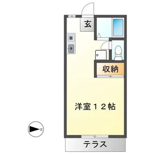 レグルス1【1階】の間取り